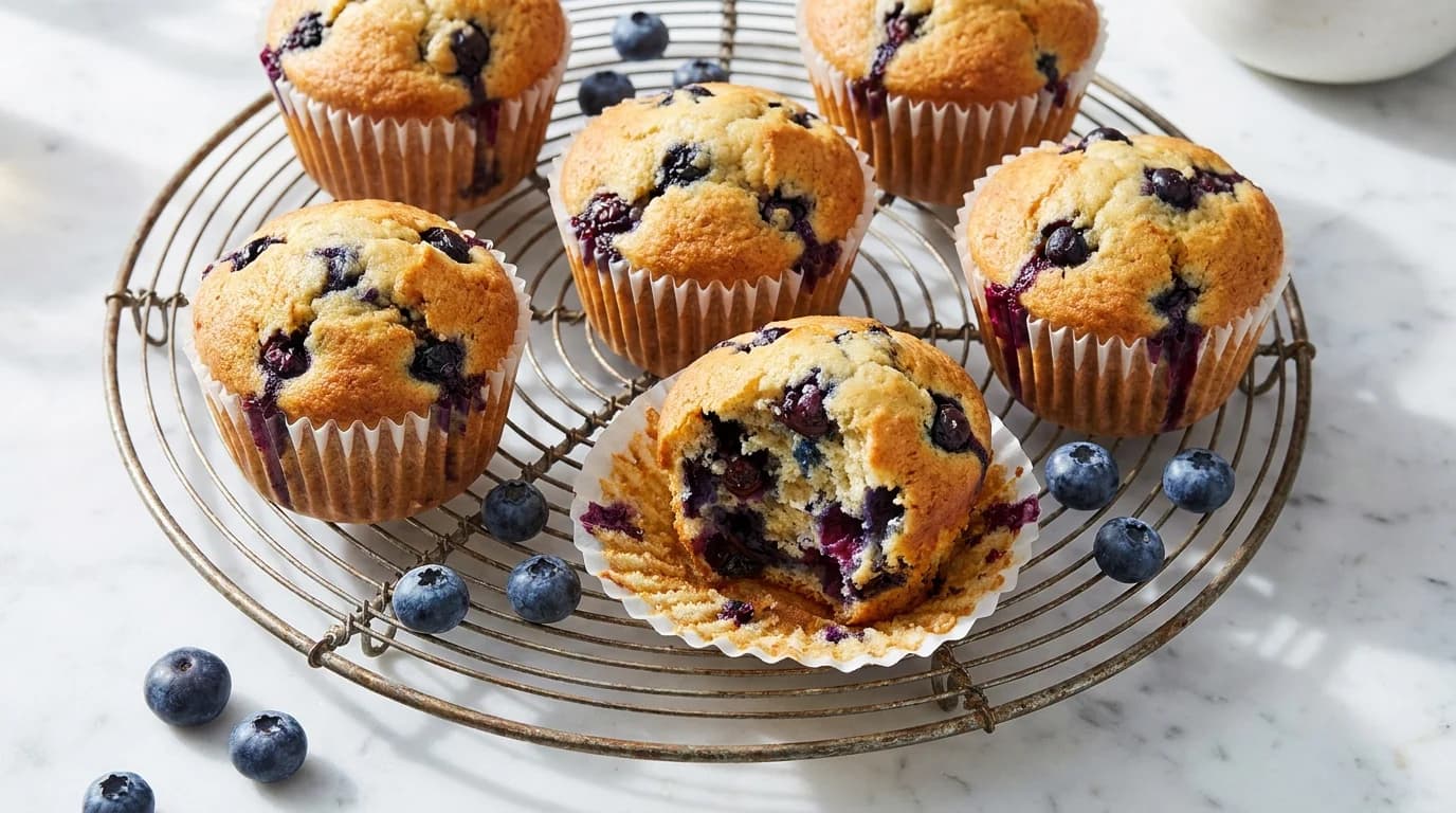 Blaubeer-Muffins mit Skyr