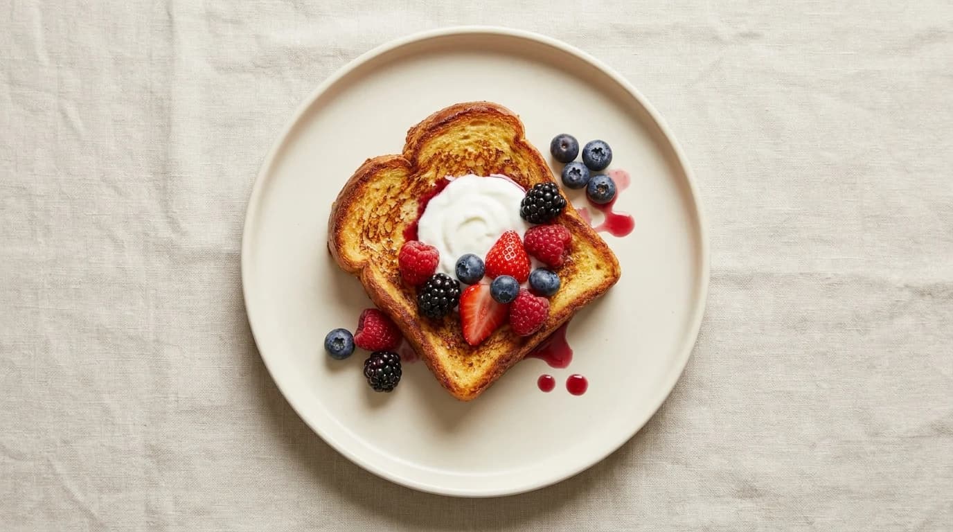 French Toast mit Beeren