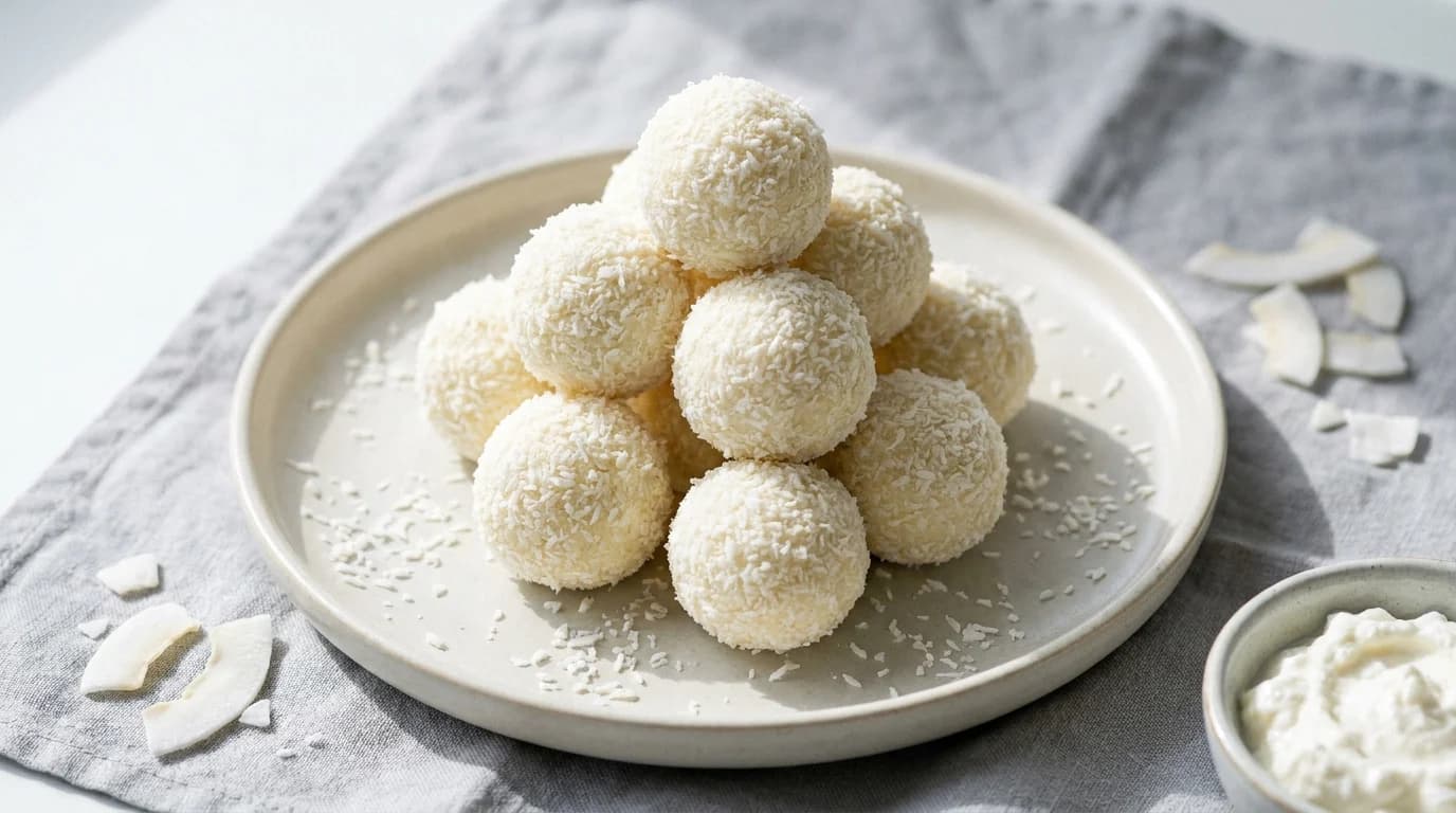 Kokos-Quark-Bällchen