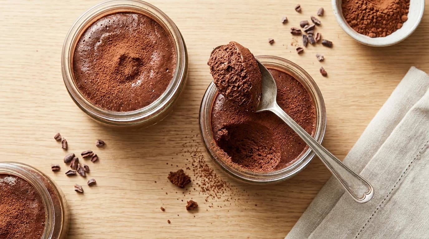 Schoko-Mousse aus Skyr