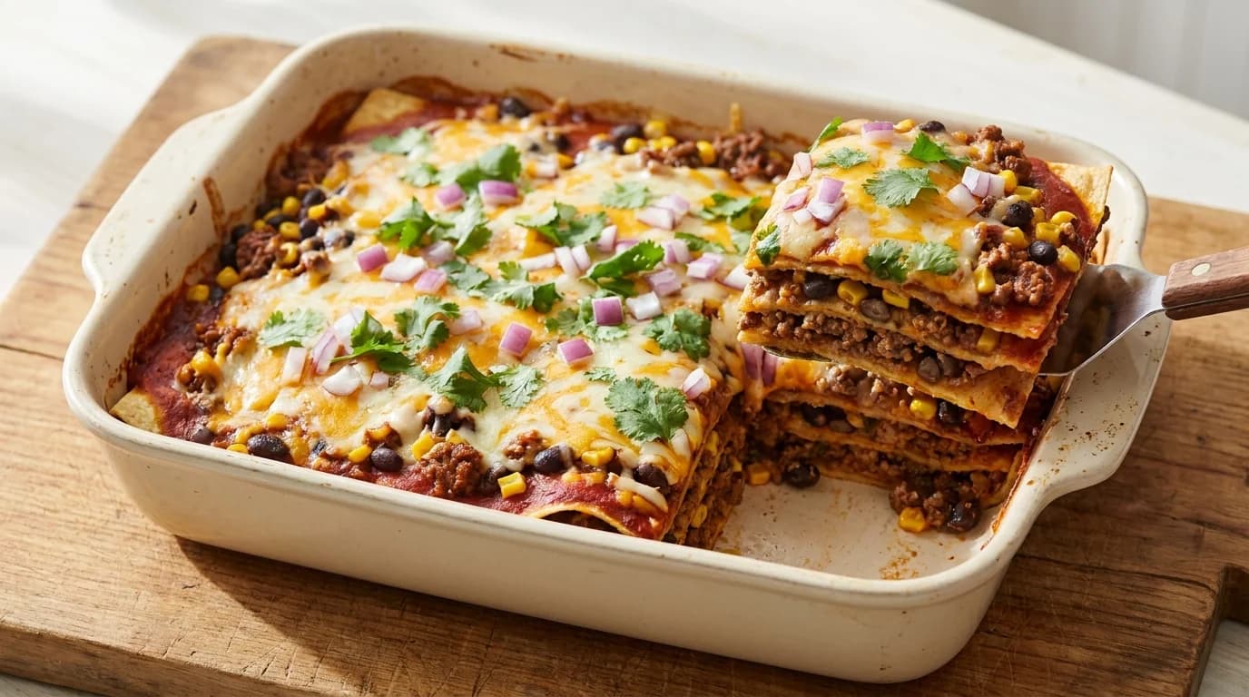 Enchilada-Auflauf