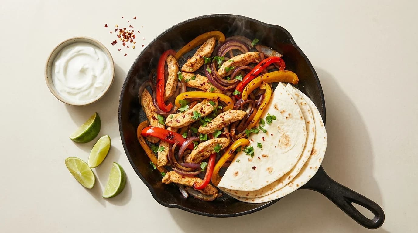Hähnchen-Fajita-Pfanne