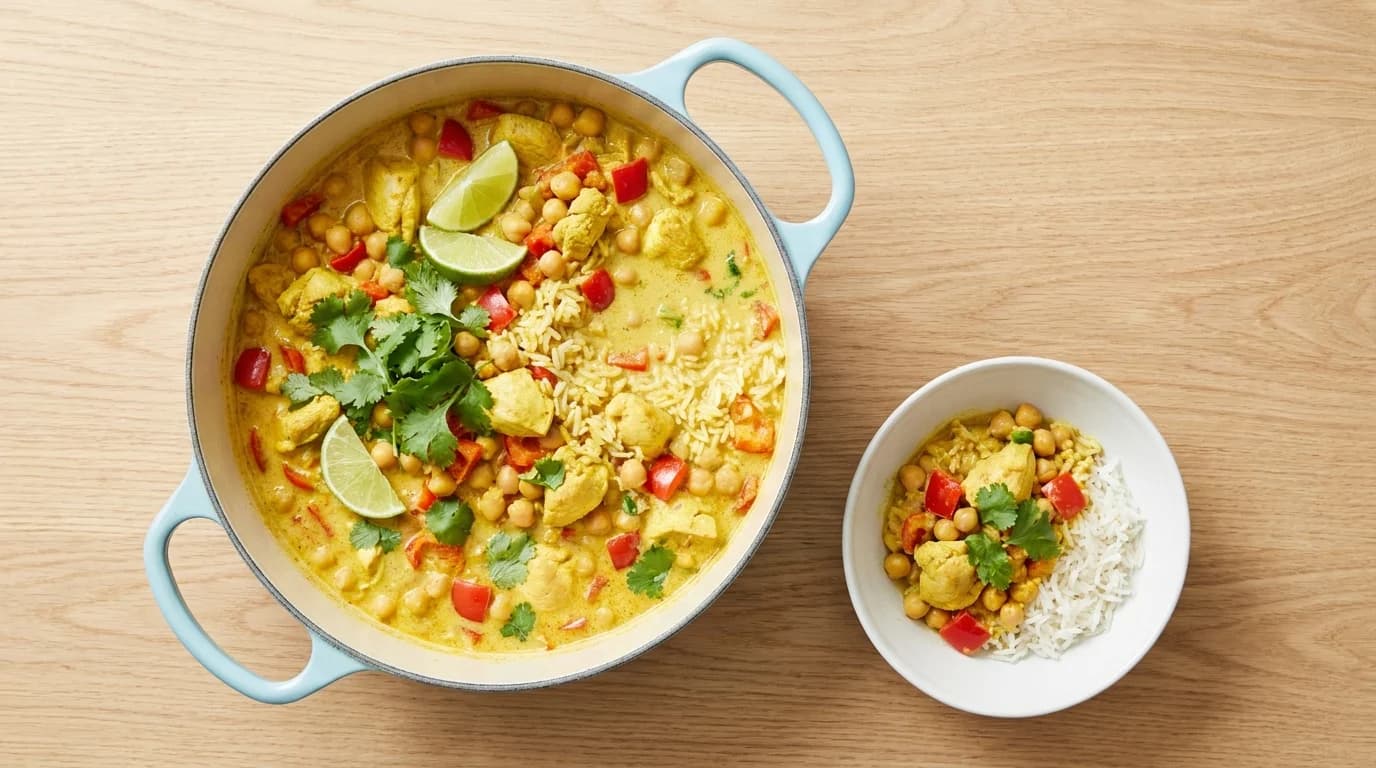 Hähnchen-Kokos-Curry