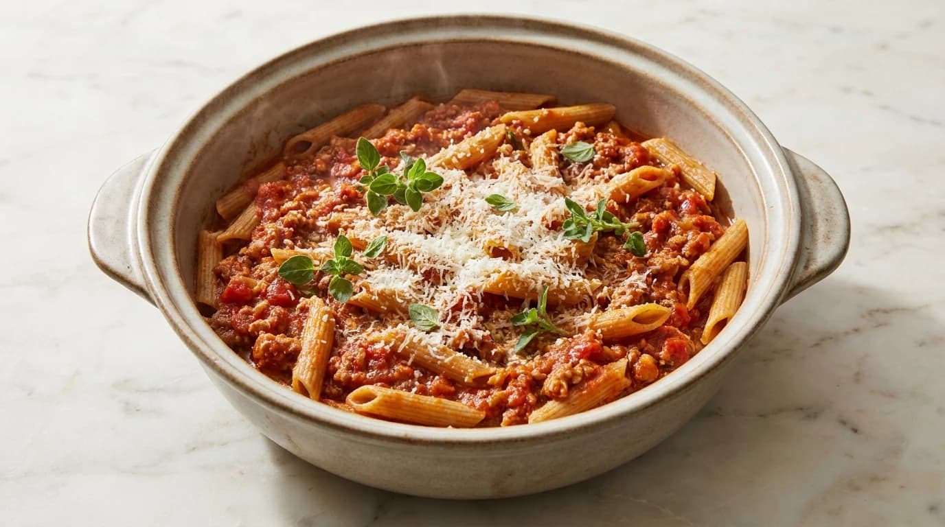 Puten-Bolognese im Topf