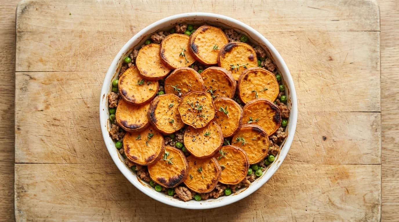 Süßkartoffel-Shepherd's Pie
