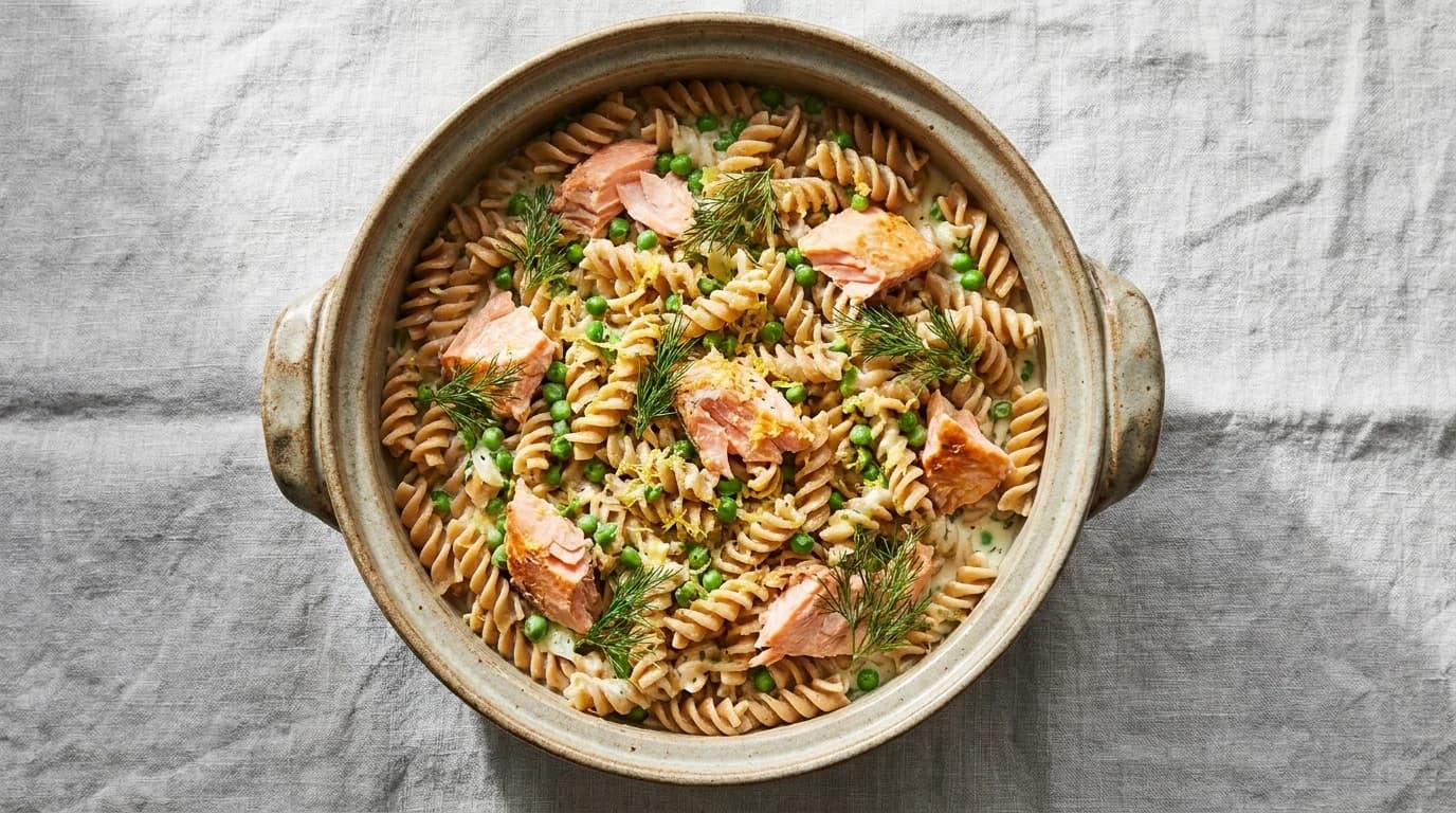 Zitronen-Lachs-Pasta