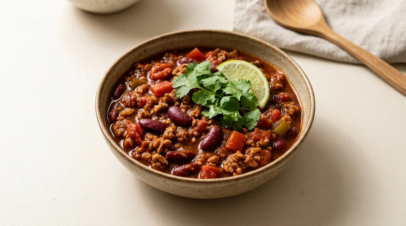 Chili sin Carne mit Sojahack