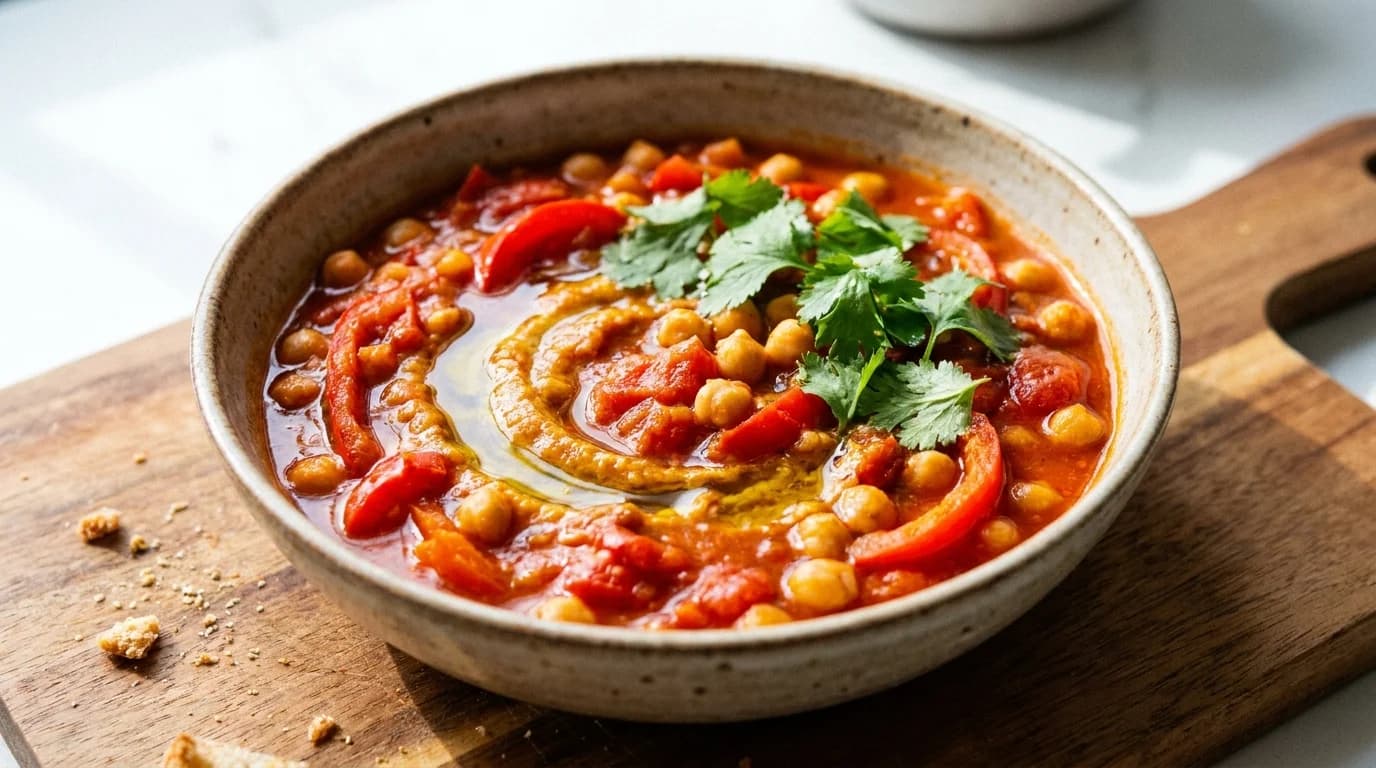 Harissa-Kichererbseneintopf