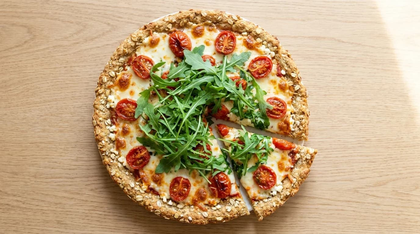 Hüttenkäse-Pizza