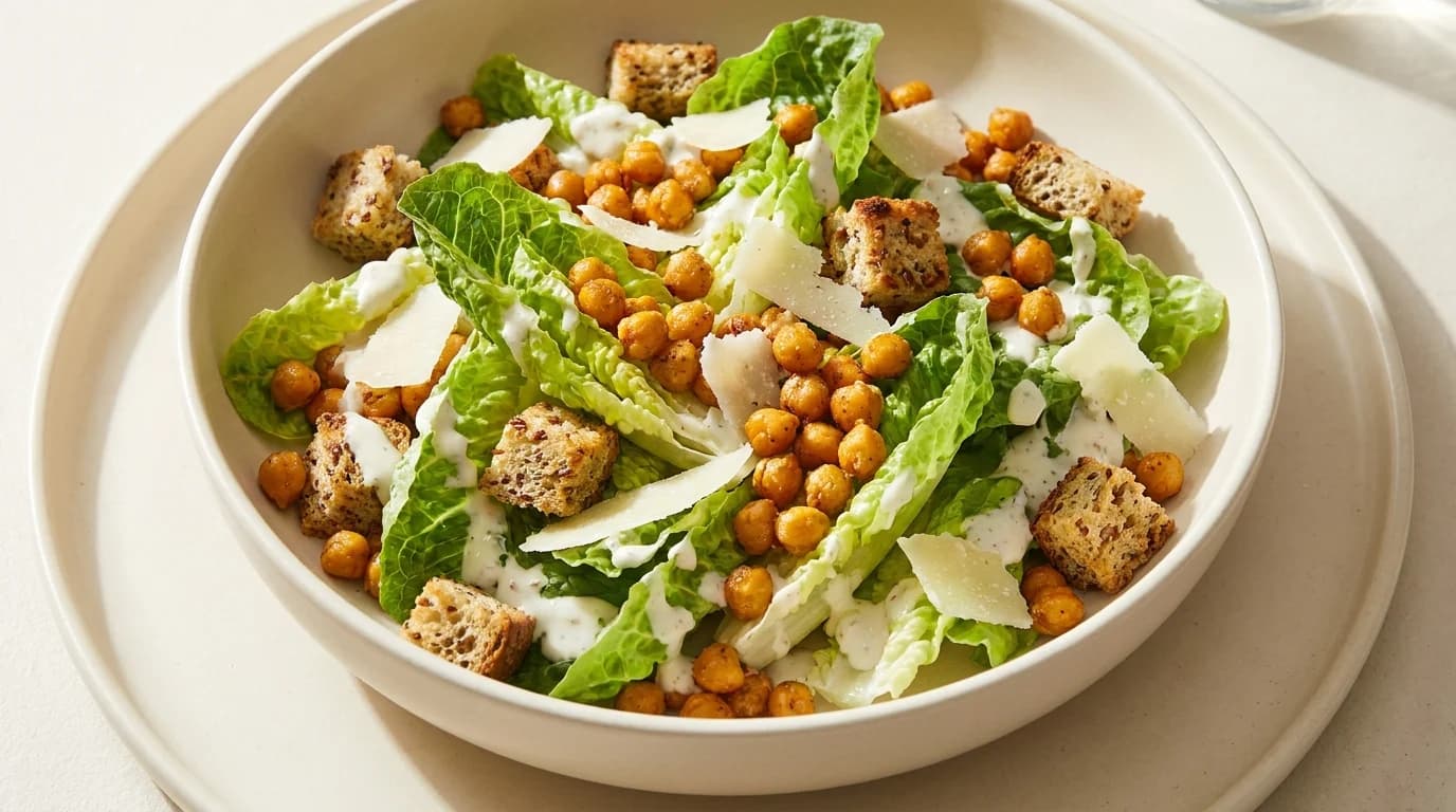 Kichererbsen-Caesar-Salat
