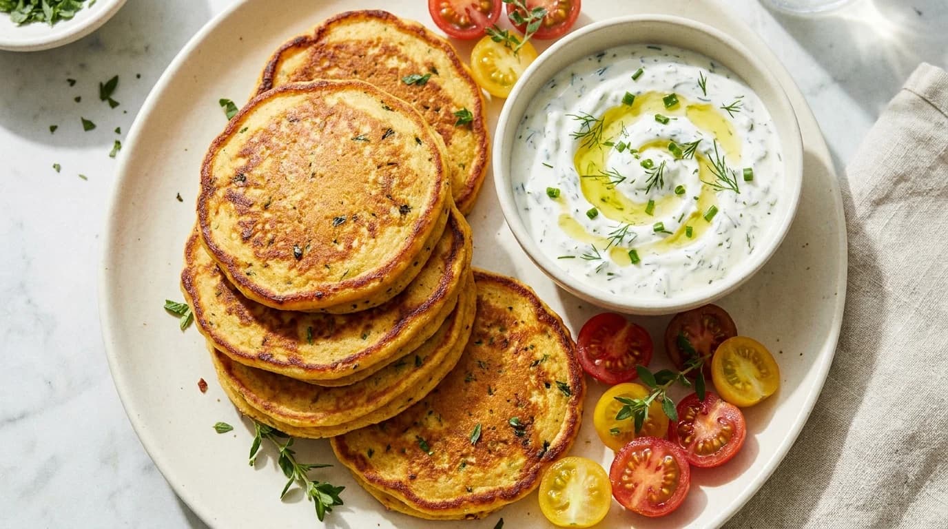 Kichererbsen-Pfannkuchen