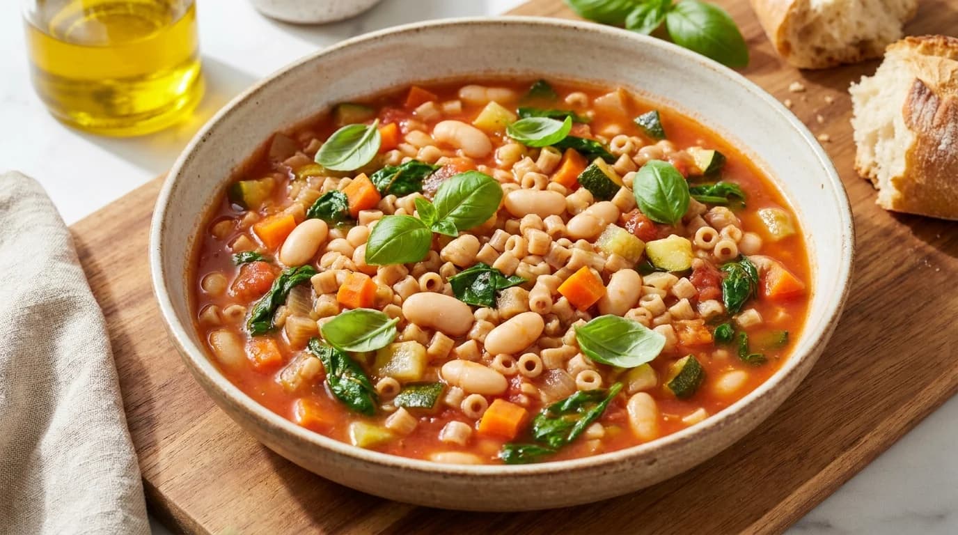 Minestrone mit Bohnen