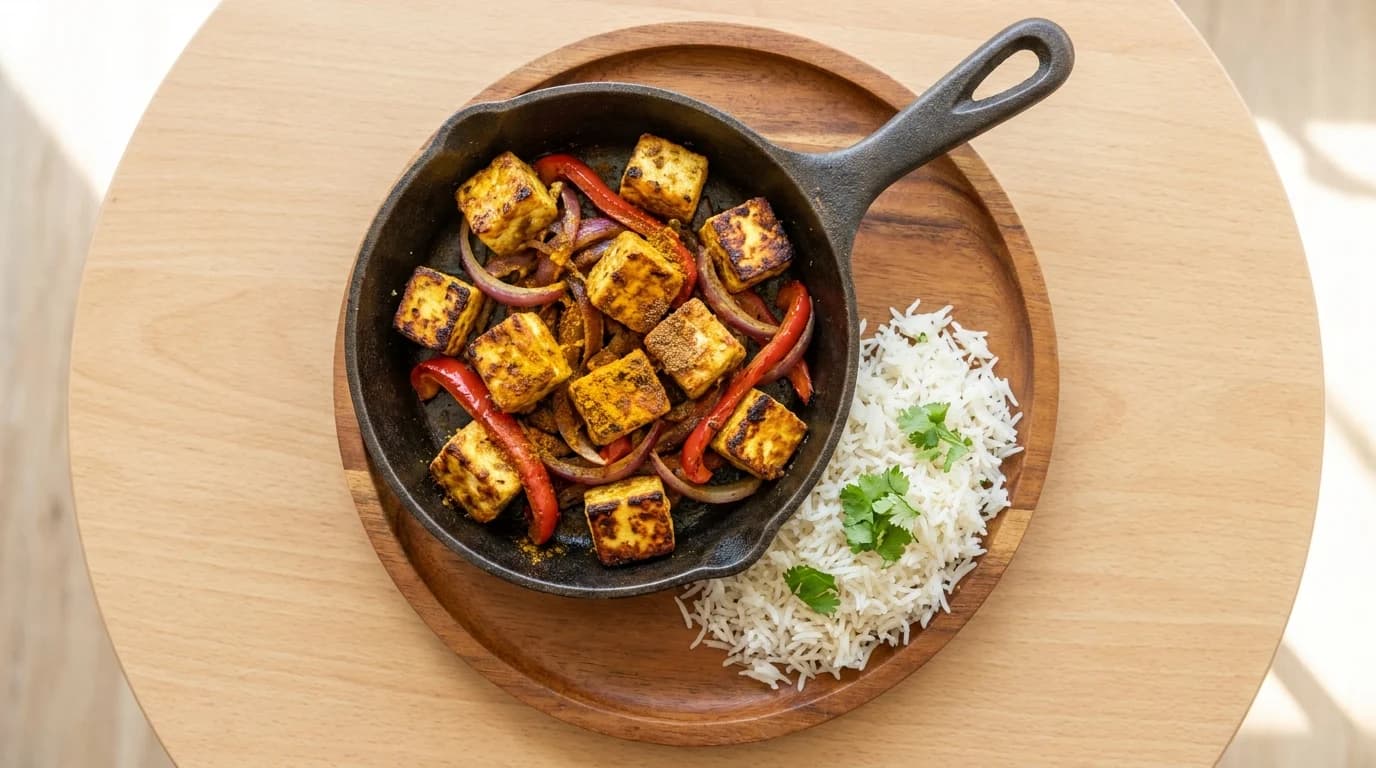 Paneer-Tikka-Pfanne