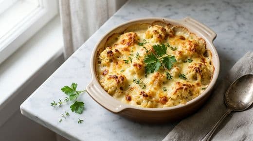 Blumenkohl-Käse-Auflauf
