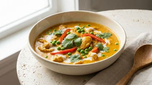 Hähnchen-Curry mit Reis