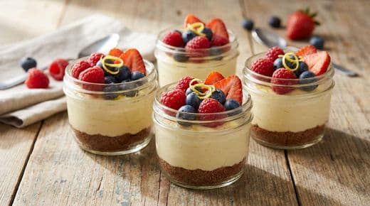 Protein-Cheesecake im Glas