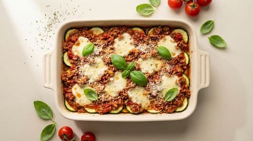 Zucchini-Lasagne mit Hack